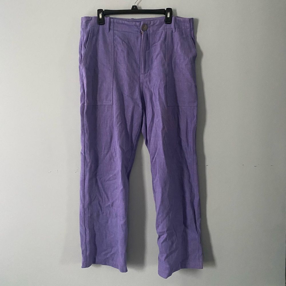 Fashion brand company purple pants